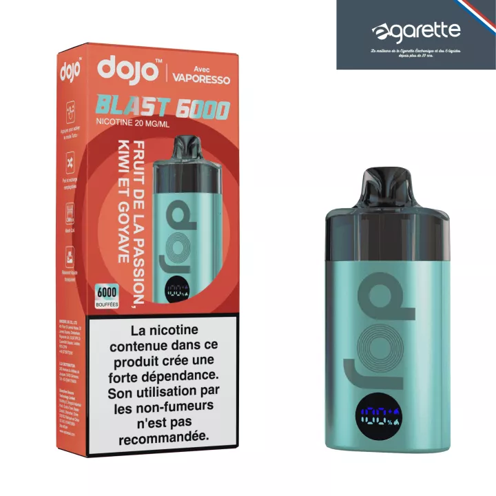 Puff Kiwi Passion Fruit Guava Dojop Blast 6000 20 mg - Vaporesso