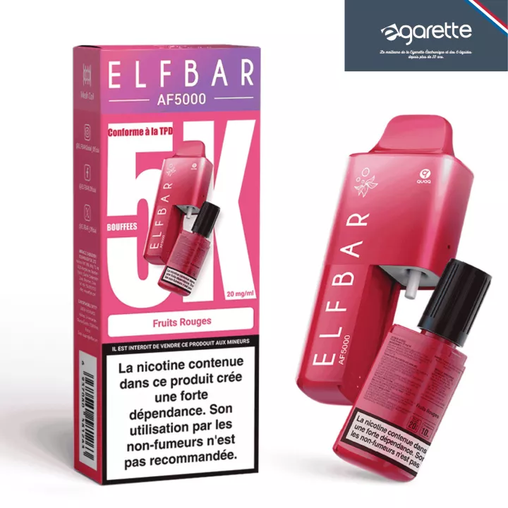 Puff-Hybride Fruits Rouges - AF5000 - Elfbar