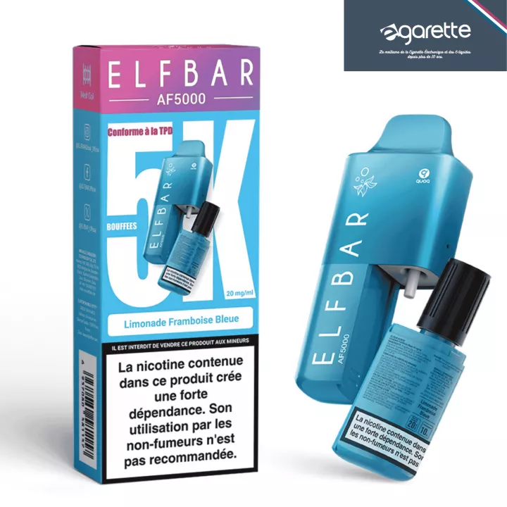 Puff-Hybride Limonade Framboise Bleue - AF5000 - Elfbar
