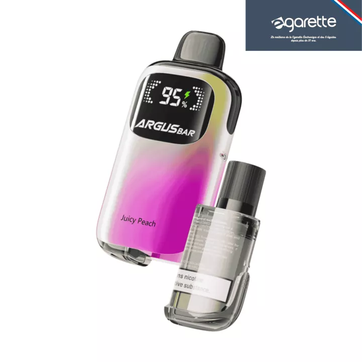 Puff Hybride Juicy Peach - Argus Bar Prime 12K - Voopoo