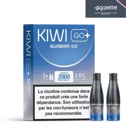 Cartouche Puff Blueberry Ice - Kiwi Go+ - Par 2 - Kiwi Vapor