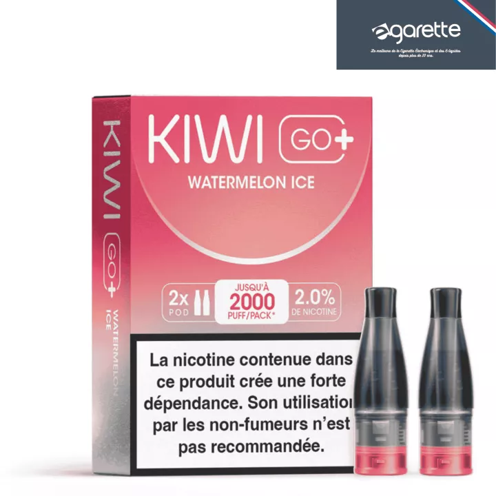 Cartouche Puff Watermelon Ice - Kiwi Go+ - Par 2 - Kiwi Vapor