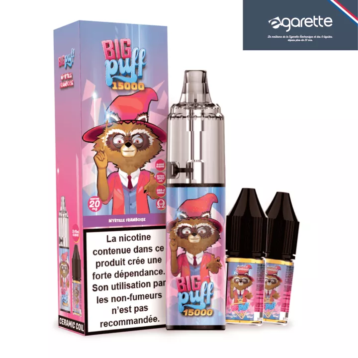Puff-Hybride Myrtille Framboise - Tornado 15000 - Big Puff