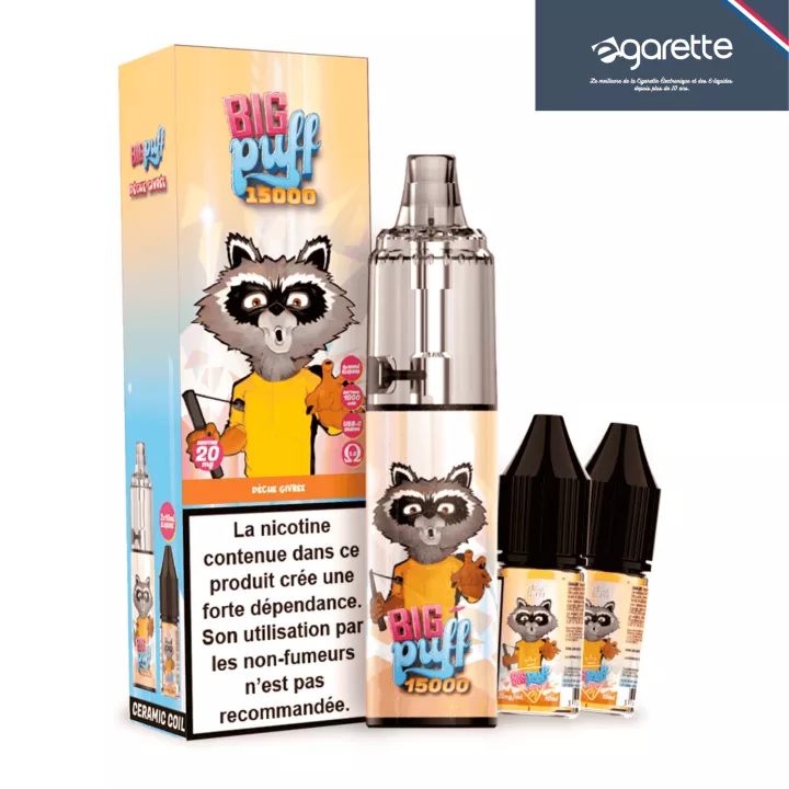 Puff Hybride P&ecirc;che Givr&eacute;e - Tornado 15000 - Big Puff