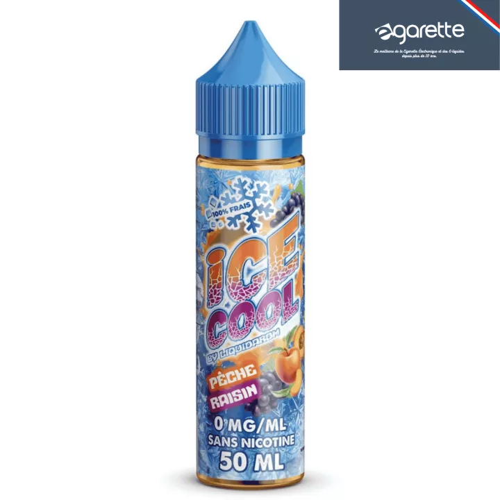 E-Liquid P&ecirc;che Raisin - 50ml - Ice Cool - Liquidarom