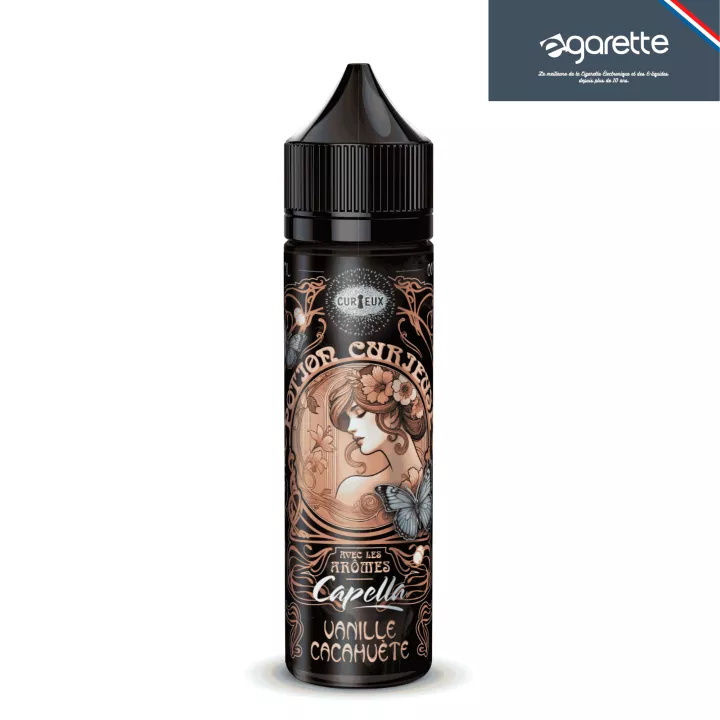 E-liquide Vanille Cacahu&egrave;te Les Potions Curieuses 50 ml - Curieux