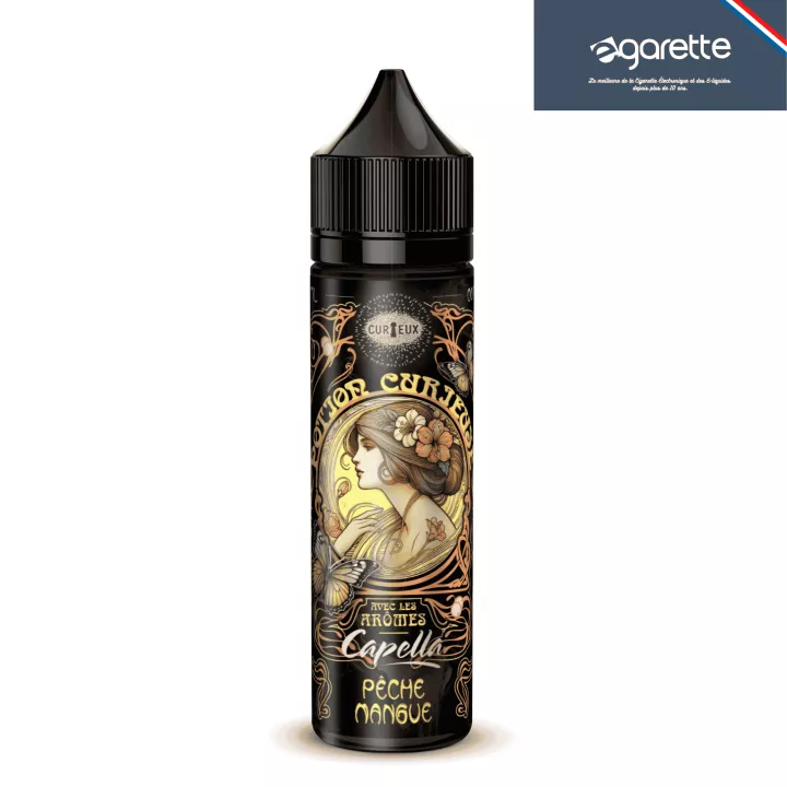 E-liquide P&ecirc;che Mangue Les Potions Curieuses 50 ml - Curieux