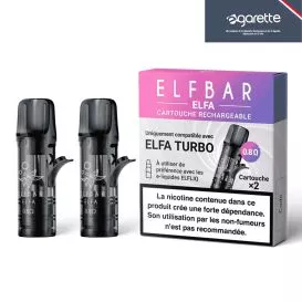 Cartouche ELFA Turbo Par 2 - Elf Bar