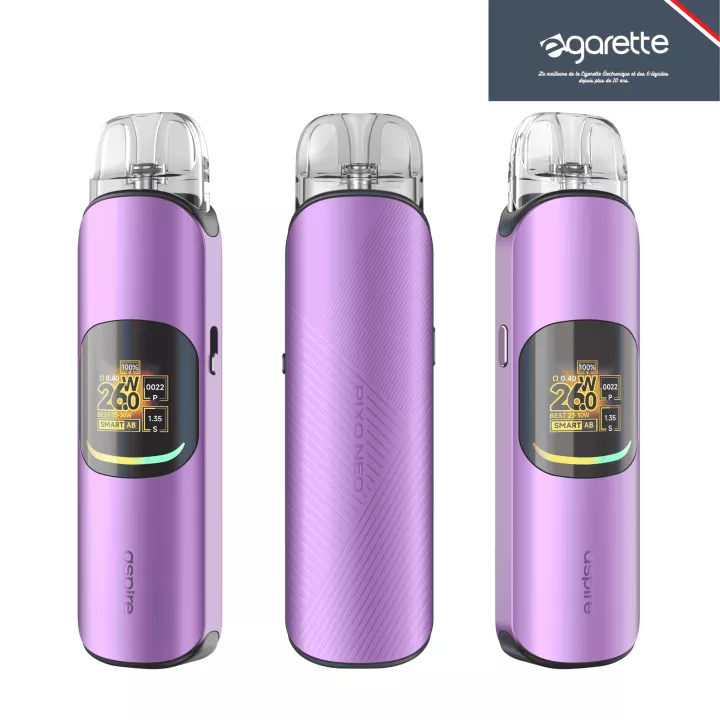 Kit Pixo Neo - Aspire, pod &agrave; tirage r&eacute;glable