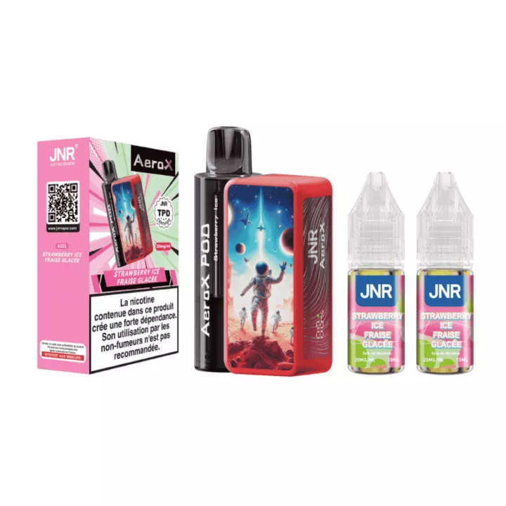 Puff Patrone Fraise Glac&eacute;e - AeroX 32000 - JNR