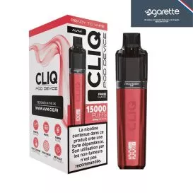 Puff Fraise Glacée Cliq 15000 - AVM