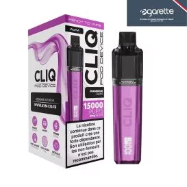 Puff Framboise Cassis Cliq 15000 - AVM