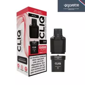 Patrone Puff Fraise Glacée Cliq 15000 - AVM