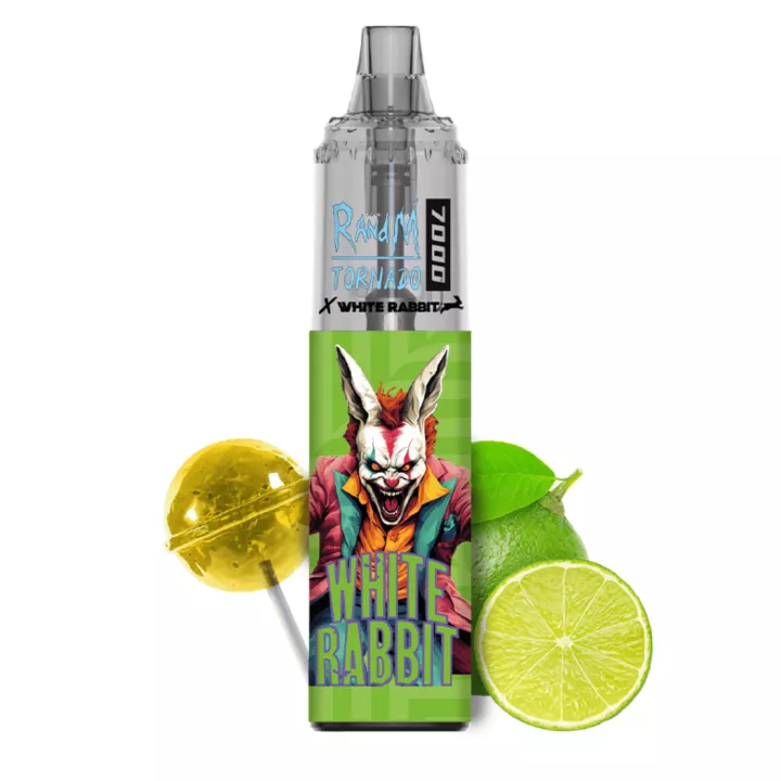 Puff Tornado 7000 RandM & White Rabbit &ndash; Zitronenlutscher