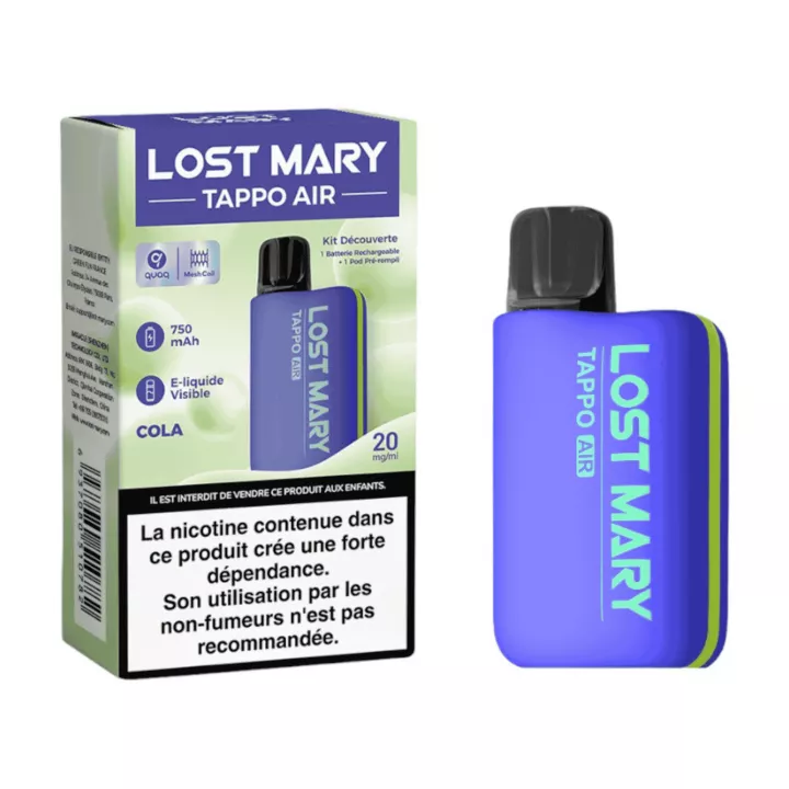 Puff rechargeable Tappo Air Lost Mary &bull; Cola | E-Garette