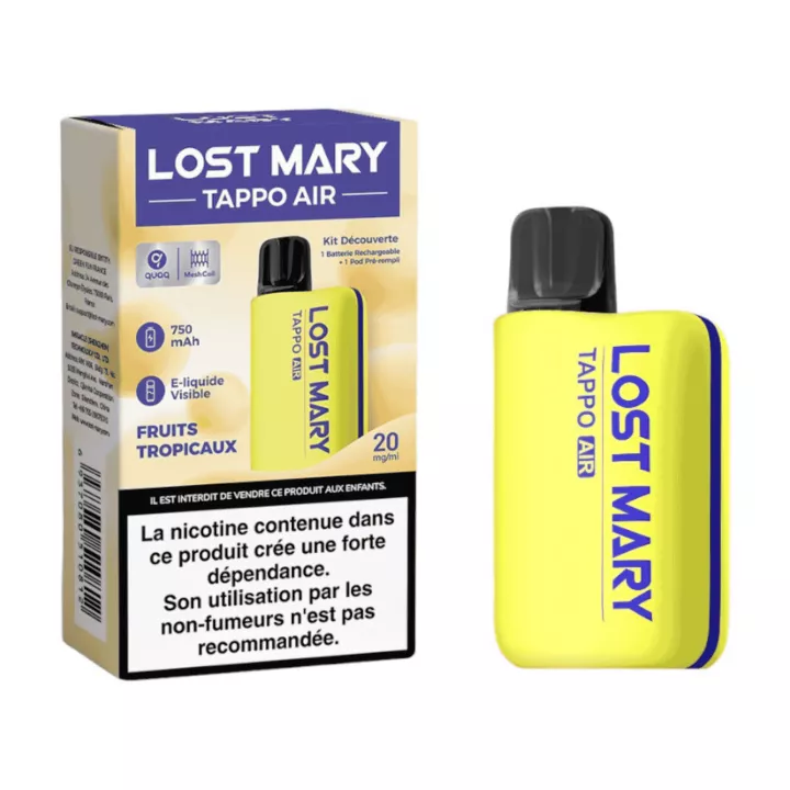Nachf&uuml;llbare Puff Tappo Air Lost Mary &bull; Tropische Fr&uuml;chte | E-Garette