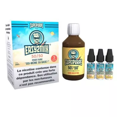 Base DIY SuperVape EASY2MIX 50/50 - 200ml - Le French Liquide 0