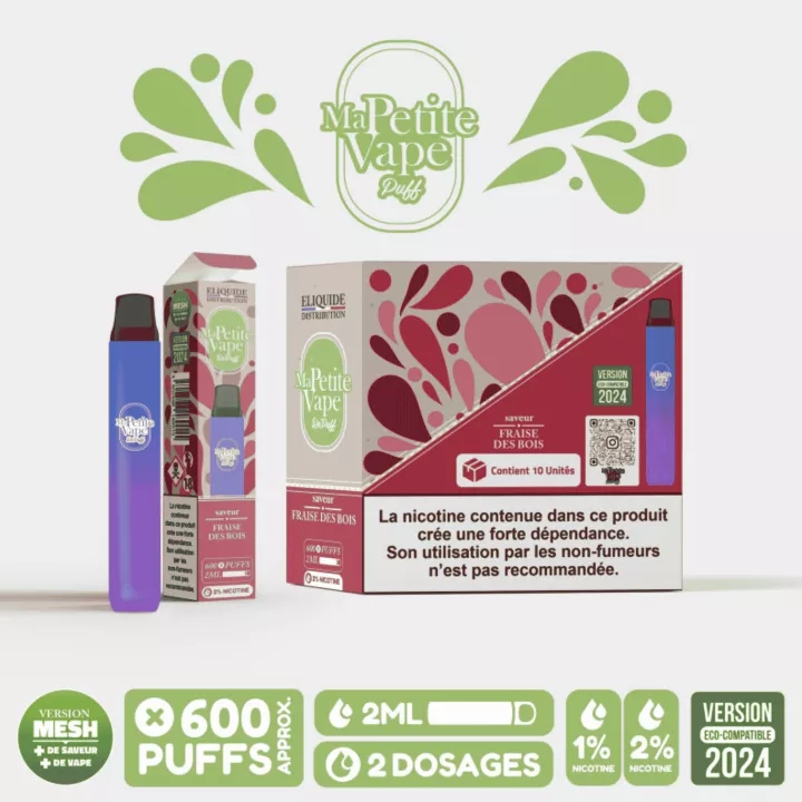 Puff RePuff &bull; Ma Petite Vape &bull; Fraise des Bois | E-Garette