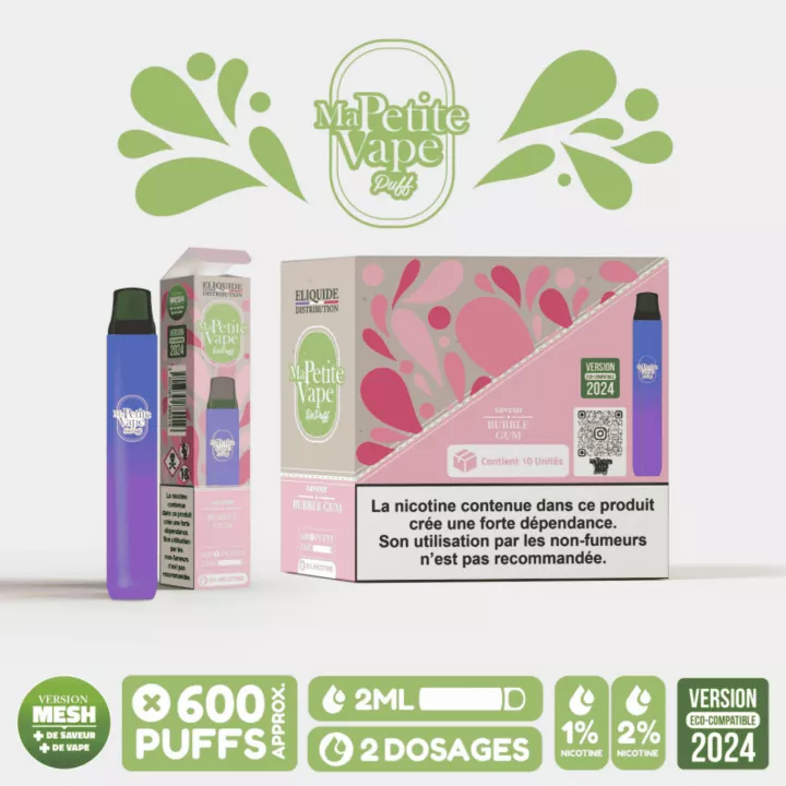 Puff RePuff &bull; Ma Petite Vape &bull; Bubblegum | E-Garette