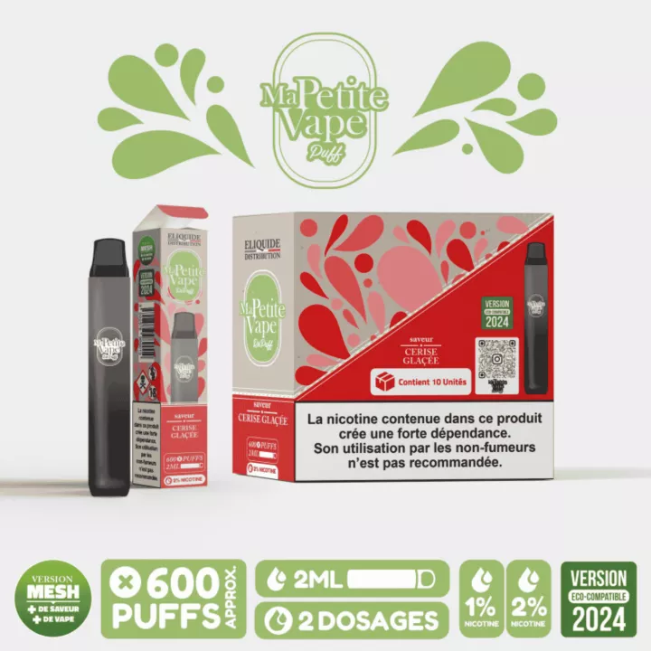 Puff RePuff &bull; Ma Petite Vape &bull; Cerise glac&eacute;e | E-Garette