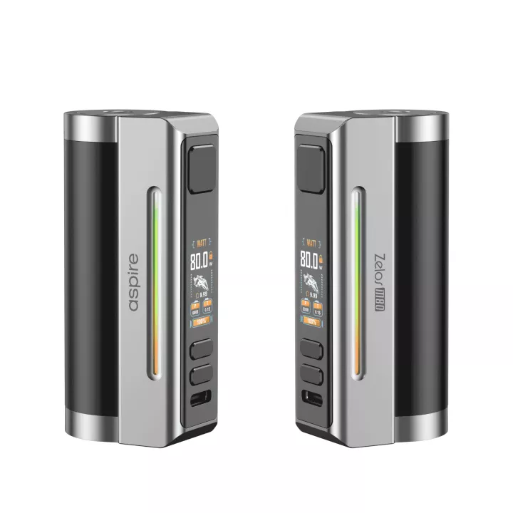 Box Zelos M80 - Aspire &bull; box &agrave; &eacute;cran et modes vari&eacute;s