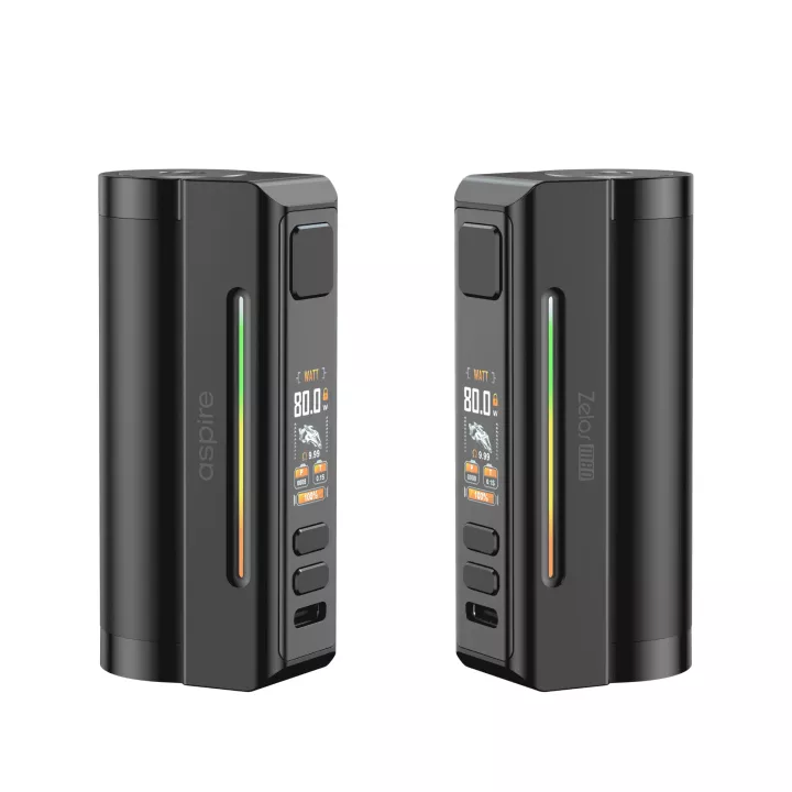 Box Zelos M80 - Aspire &bull; box &agrave; &eacute;cran et modes vari&eacute;s