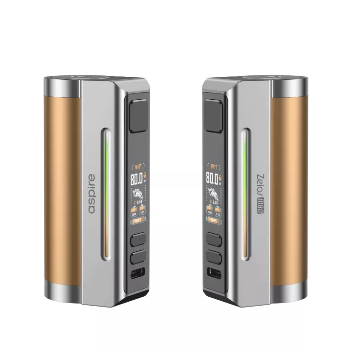 Box Zelos M80 - Aspire &bull; box &agrave; &eacute;cran et modes vari&eacute;s