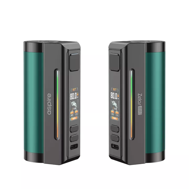 Box Zelos M80 - Aspire &bull; box &agrave; &eacute;cran et modes vari&eacute;s