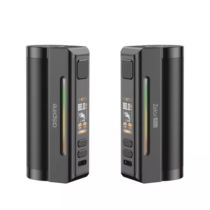 Box Zelos M80 - Aspire &bull; box &agrave; &eacute;cran et modes vari&eacute;s