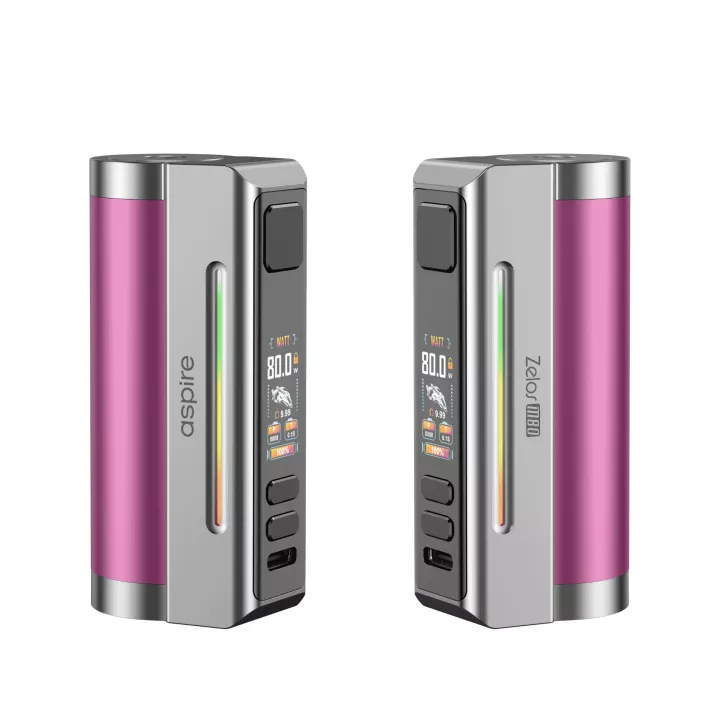 Box Zelos M80 - Aspire &bull; box &agrave; &eacute;cran et modes vari&eacute;s
