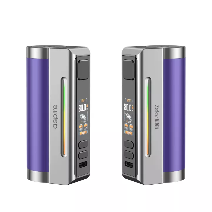 Box Zelos M80 - Aspire &bull; box &agrave; &eacute;cran et modes vari&eacute;s