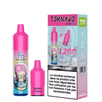 Puff Cartouche Barbe à Papa Tornado Mini 1200 - FUMOT 0