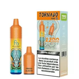 Puff Patrone Fraise Glacée Tornado Mini 1200 - FUMOT