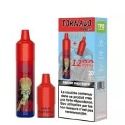Puff Cartouche Fraise Pastèque Tornado Mini 1200 - FUMOT