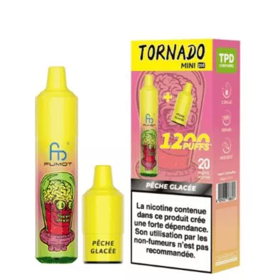 Puff Cartouche Pêche Glacée Tornado Mini 1200 - FUMOT 0