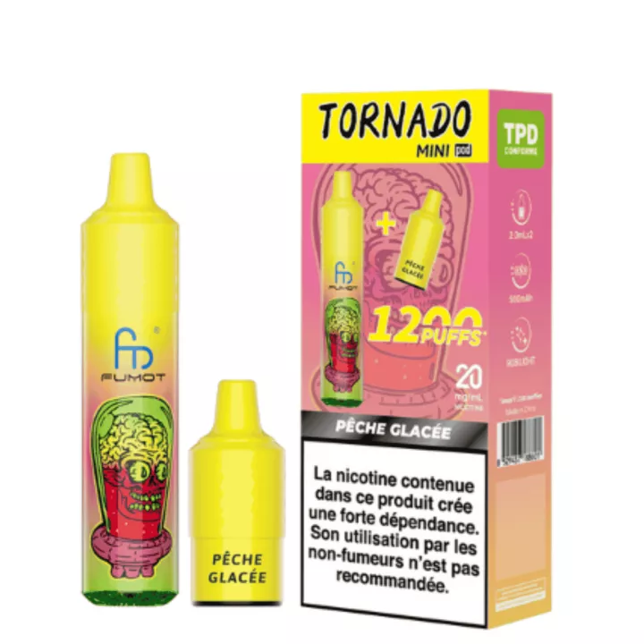 Kit Tornado Mini &bull; 1200 Z&uuml;ge &bull; Gefrorener Pfirsich