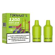 Cartouche Puff Bull Ice Tornado Mini 1200 - Par 2 - FUMOT