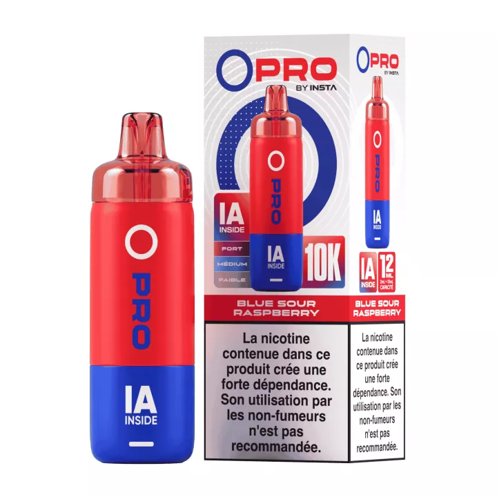 Wiederaufladbare OPro IA Puff &bull; Saure Blaue Himbeere