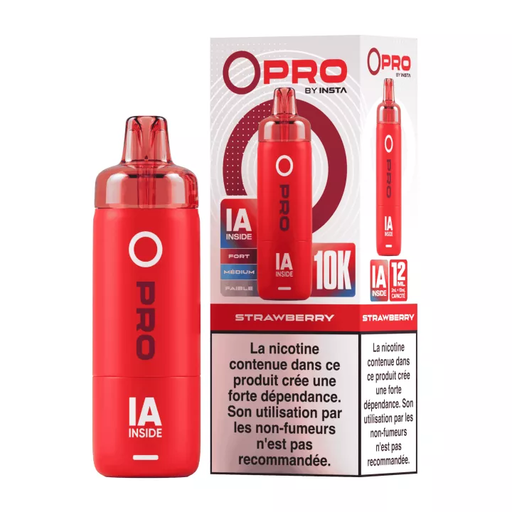 Wiederaufladbare OPro IA Puff &bull; Erdbeere