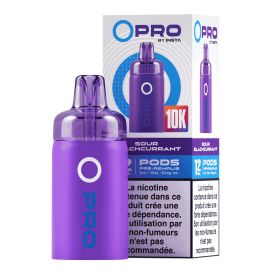 Patrone Puff Sour Blackcurrant Opro IA 10000 - Par 1 - OPRO
