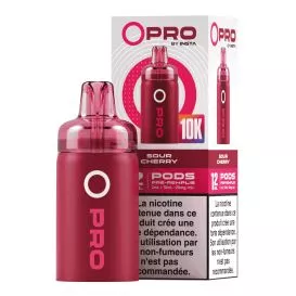 Patrone Puff Sour Cherry Opro IA 10000 - Par 1 - OPRO