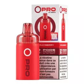 Cartouche Puff Strawberry Opro IA 10000 - Par 1 - OPRO