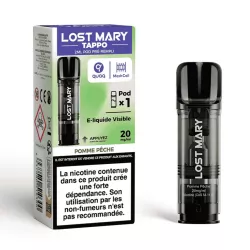Patrone Puff Pomme P&ecirc;che - Tappo Air - Pro 1 - Lost Mary