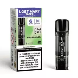 Cartouche Puff Tappo Air - Pomme Pêche - Par 1 - Lost Mary