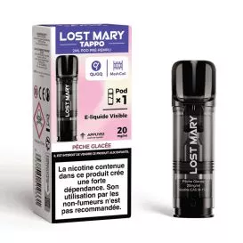 Patrone Puff Tappo Air - Pêche Glacée - Par 1 - Lost Mary