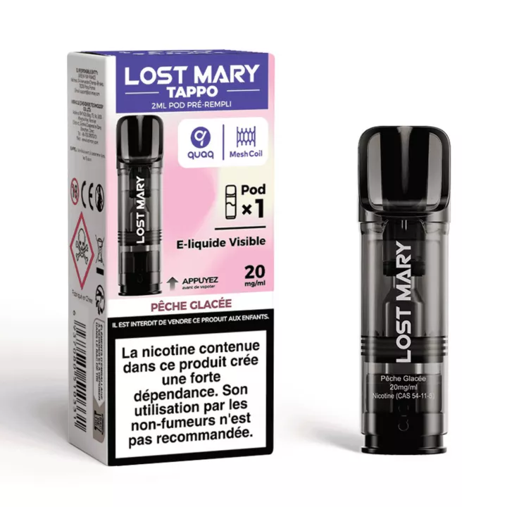 Patrone puff P&ecirc;che Glac&eacute;e Tappo Air Lost Mary