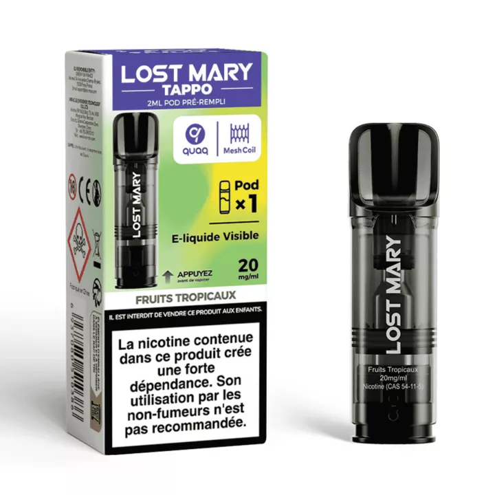Patrone puff Fruits Tropicaux Tappo Air Lost Mary