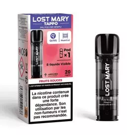 Cartouche Puff Tappo Air - Fruits Rouges - Par 1 - Lost Mary