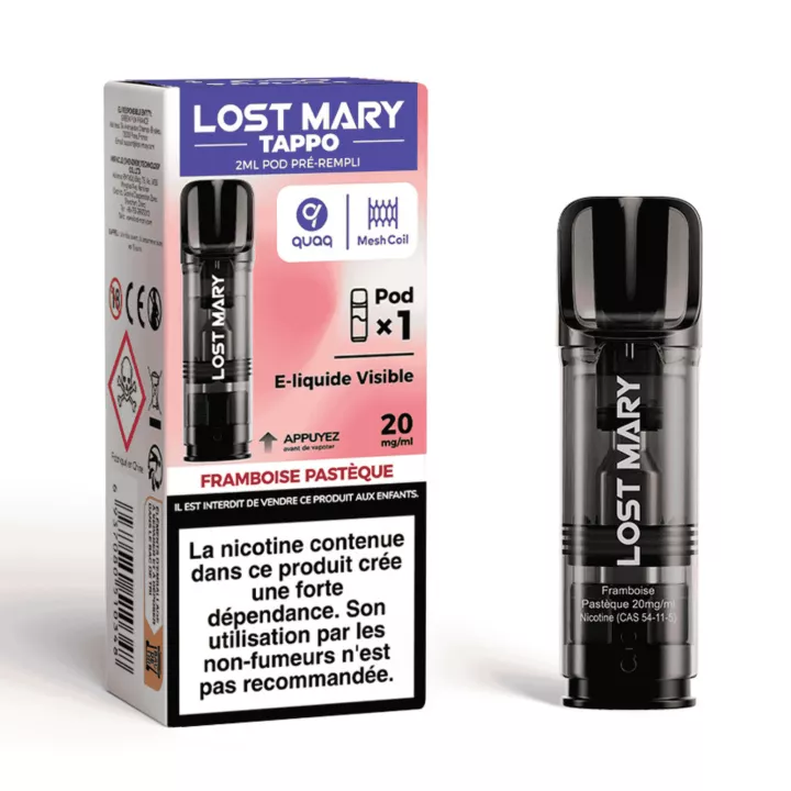 Patrone puff Framboise Past&egrave;que Tappo Air Lost Mary