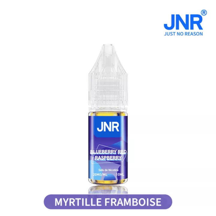 E-Liquide JNR &bull; sels de nicotine &bull; Myrtille Framboise